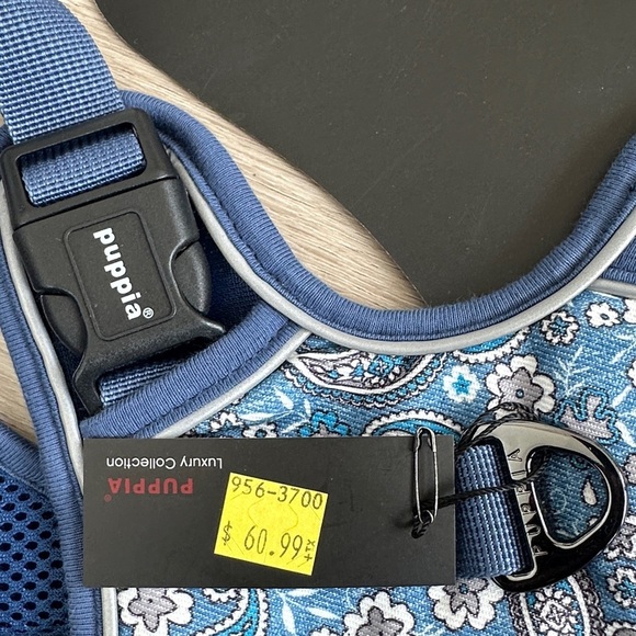Puppia Navy Blue Dog Harness Puppia Cynthia Harness H - Picture 9 of 9